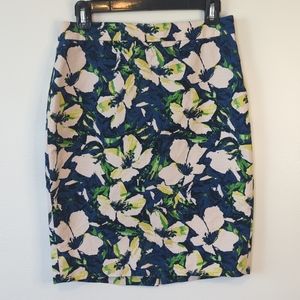 JCrew Maximalist Floral Pencil Skirt